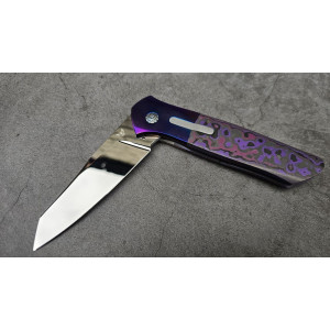 QUANTUM авторський складаний ніж ручної роботи Androshchuk Knives, сталь ZDP-189, 67 HRC. Photo 2